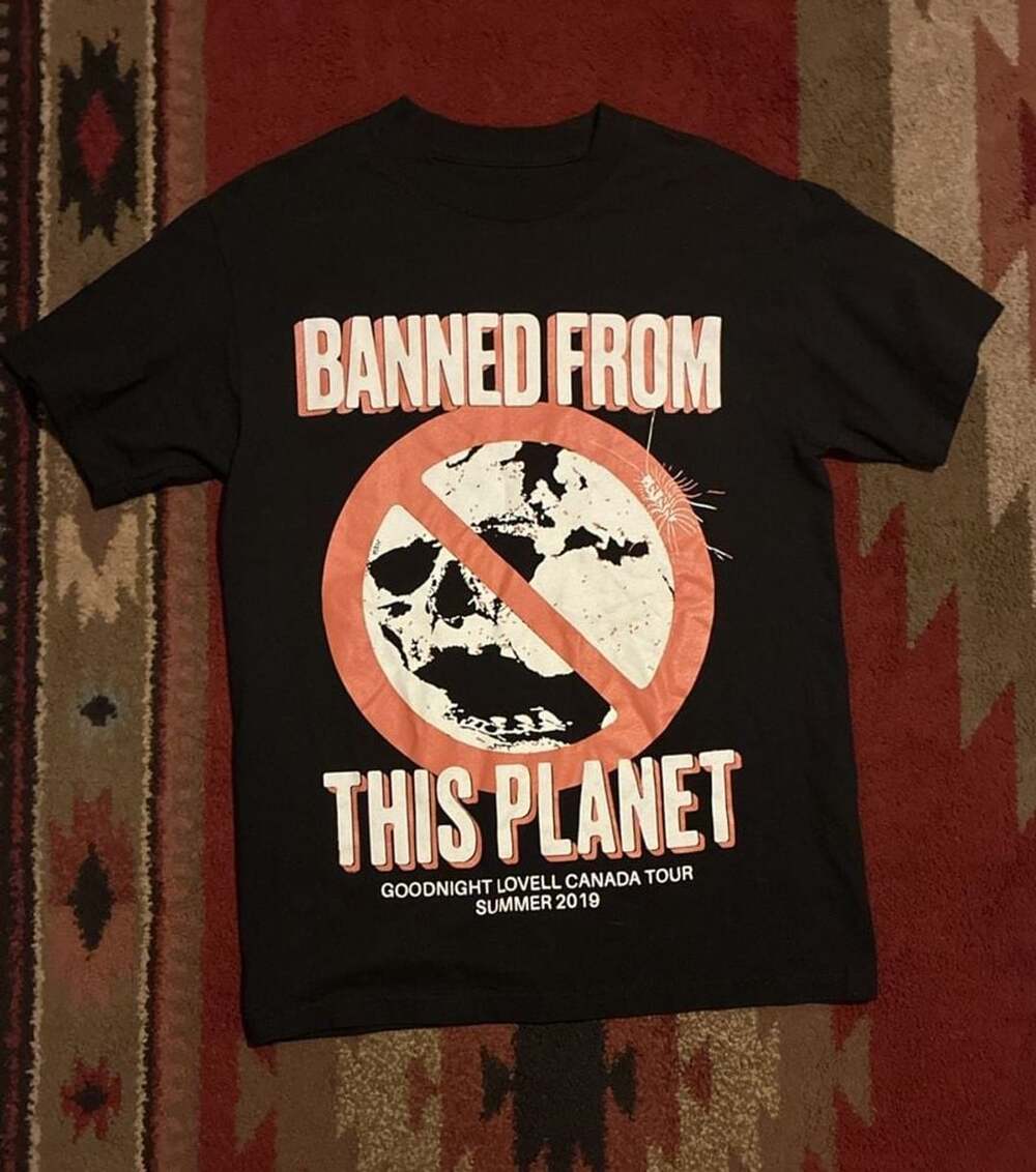 Goodnight Lovell Banned From This Planet Canada Tour 2019 T-Shirt